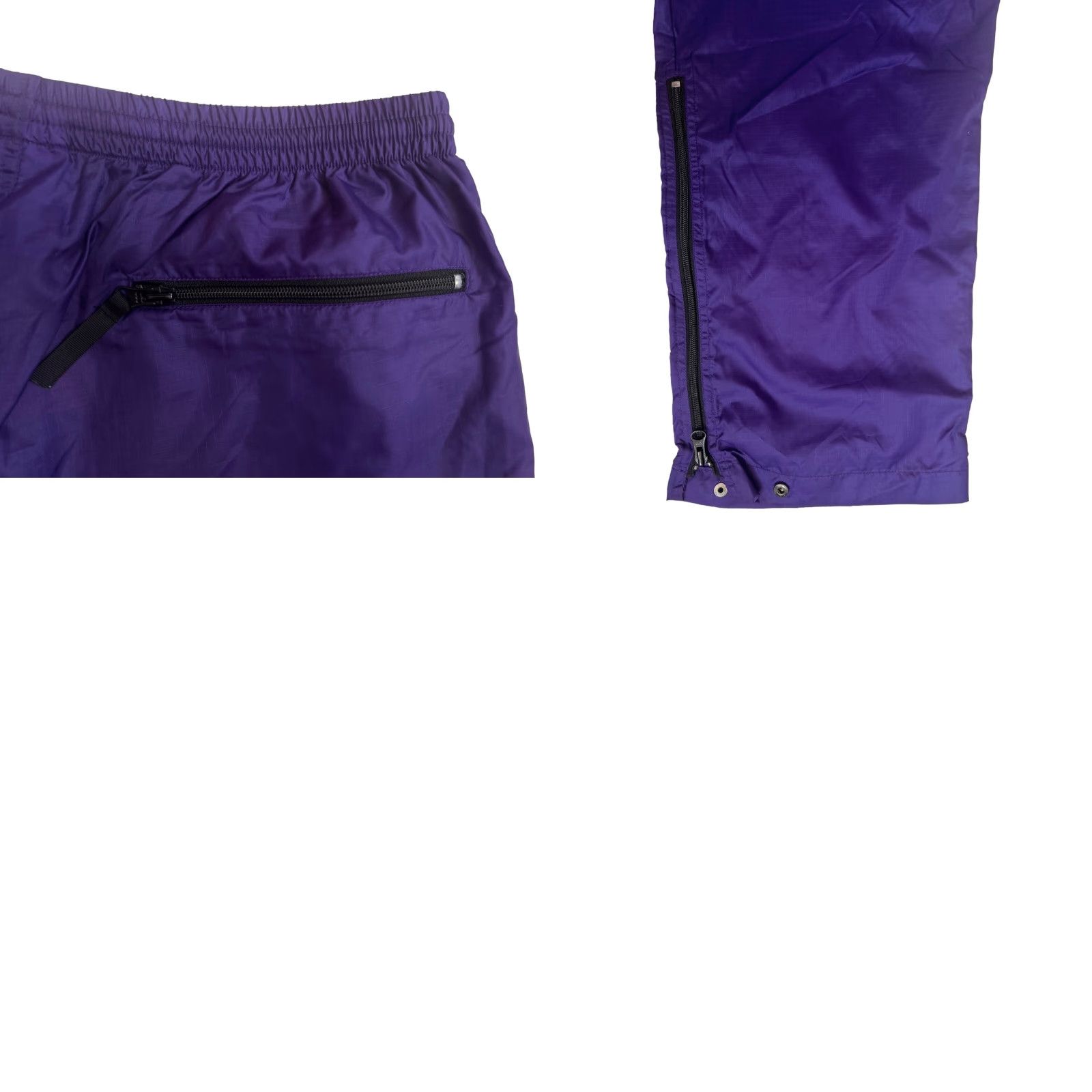 Helly Hansen VINTAGE Helly Hansen Windbreaker Hiking Pants Mens Large NWT 90s Purple Rain Pants 90s Mens Size US 33 - 8 Thumbnail