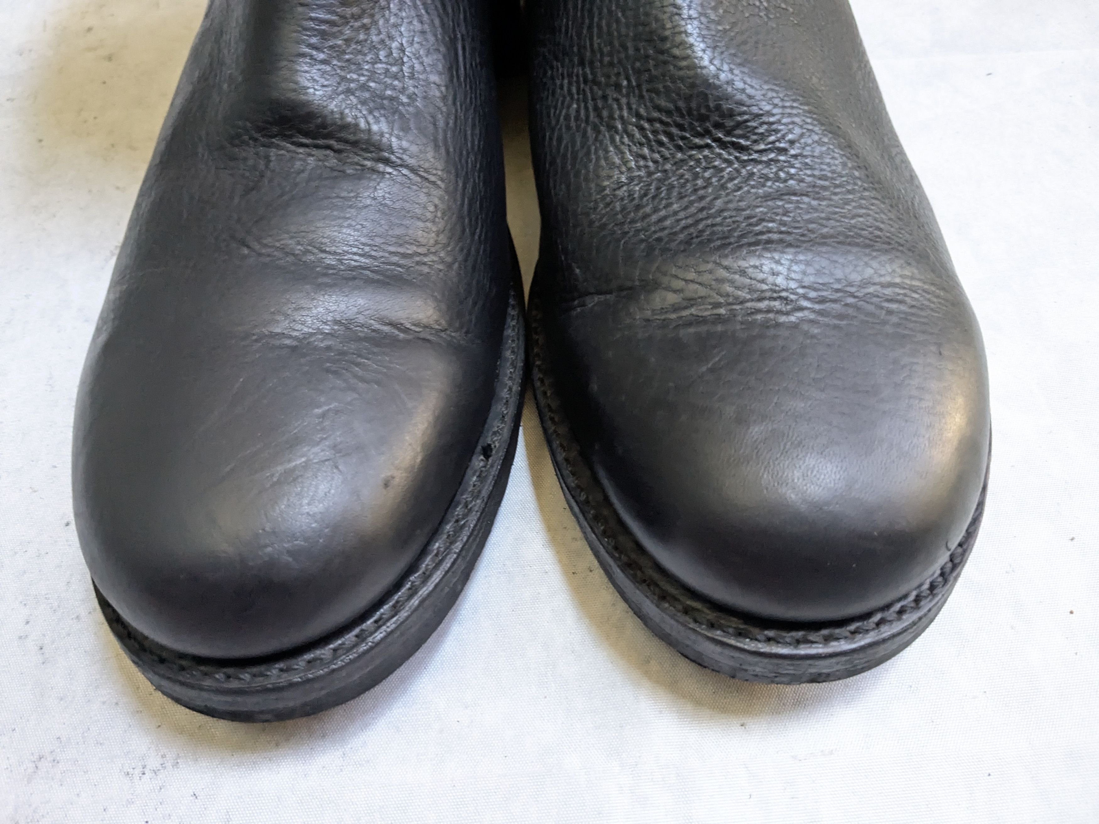 Frye Frye Engineer Boots Black 13 M Leather Buckle Strap USA Size US 13 / EU 46 - 3 Thumbnail