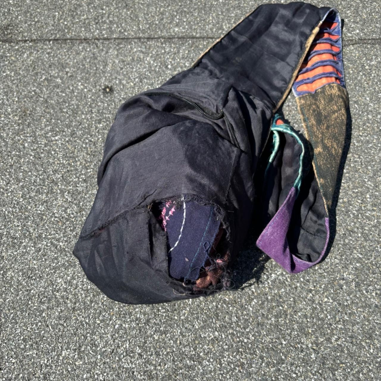 Japanese Brand × Vintage Vintage patchwork waistbag Size ONE SIZE - 4 Thumbnail