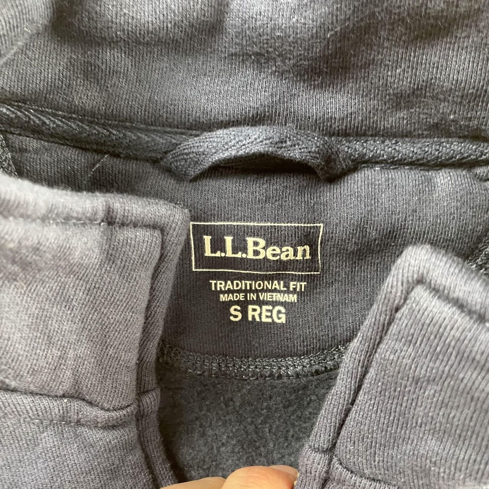 Vintage L.L. Bean Sweatshirt Mens Small Blue Fleece Full Zip Mock Neck Classic Size US S / EU 44-46 / 1 - 2 Thumbnail