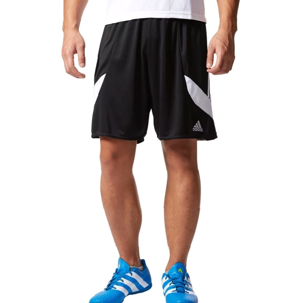 Adidas ADIDAS Nova PERFORMANCE Climalite 2017 ORIGINAL MEN Football Shorts S Small Black and White Football 2017 Mens Size US 29 - 8 Thumbnail