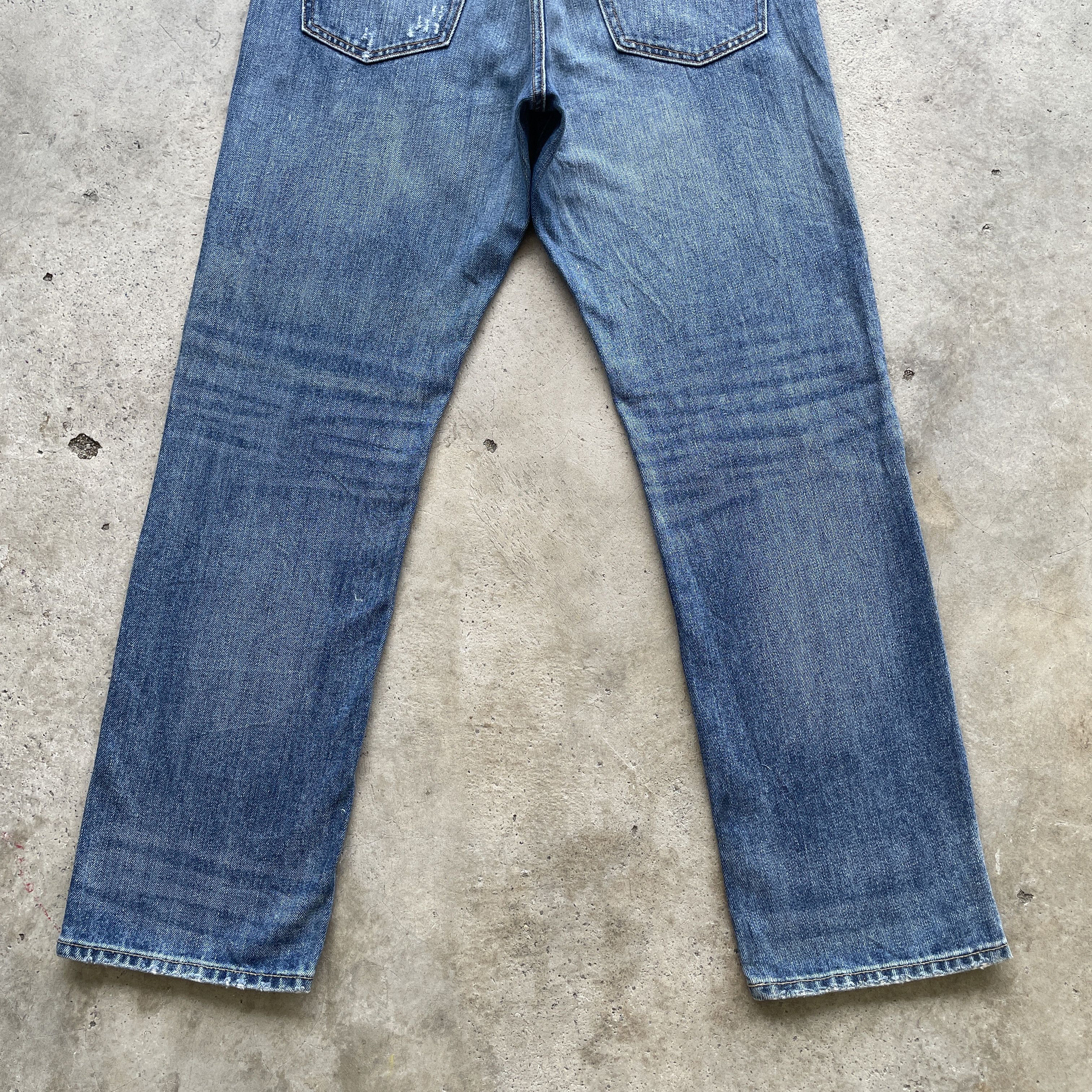 Japanese Brand W33x30 Vintage Japanese Distressed Denim Faded Jeans Pants Size US 33 - 9 Thumbnail
