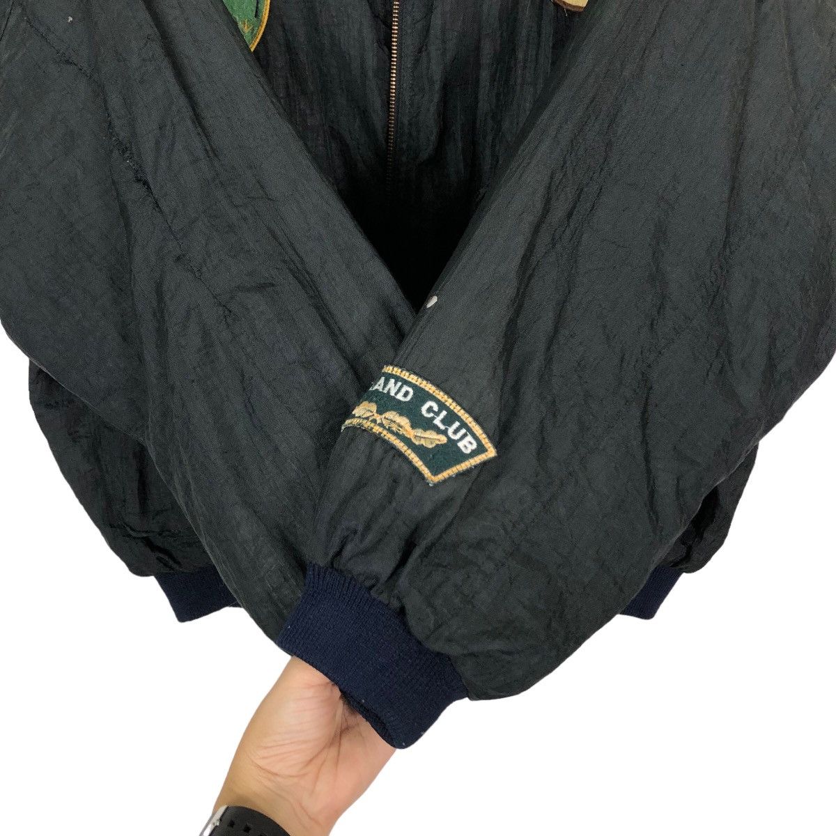 Japanese Brand 🔥90’s VintageBomber Jacket Fockey Nature Big Logo Team Size US M / EU 48-50 / 2 - 13 Thumbnail