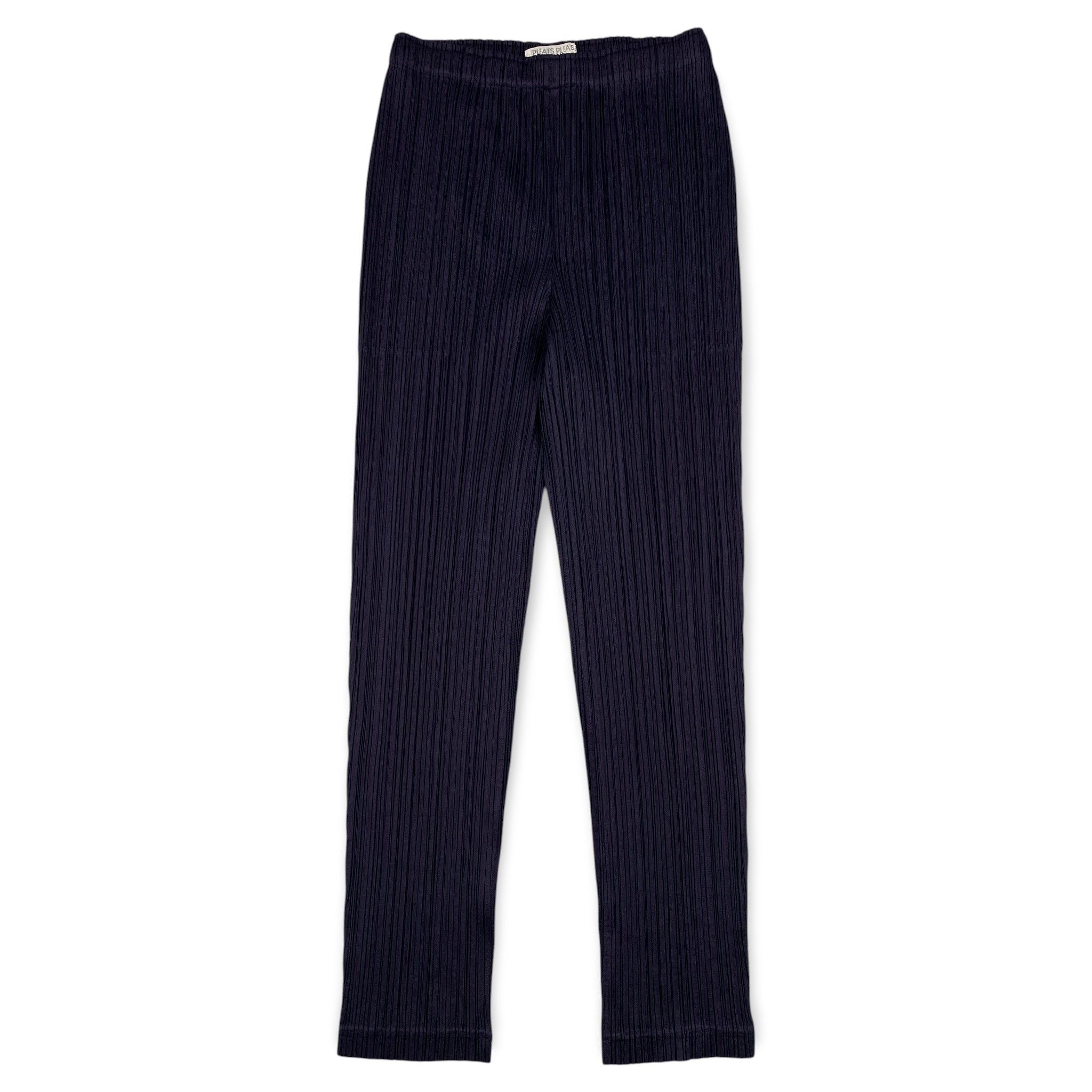 Pleats Please Issey Miyake Straight Leg Pleated Trousers Size 23" - 1 Thumbnail