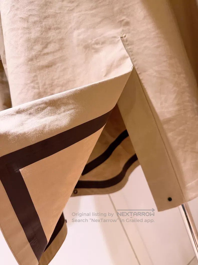Hermes Hermes Windproof and Waterproof Hooded Cloak Raincoat Khak Size S / US 4 / IT 40 - 6 Thumbnail