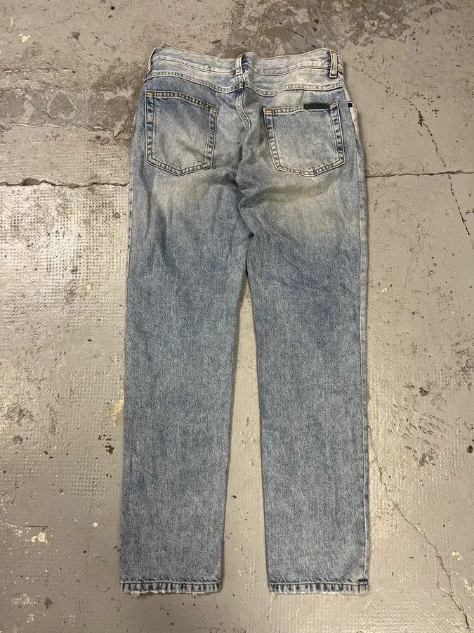 Dolce & Gabbana 2010s Dolce & Gabbana Angels Blue Denim Jeans Size US 30 / EU 46 - 4 Thumbnail