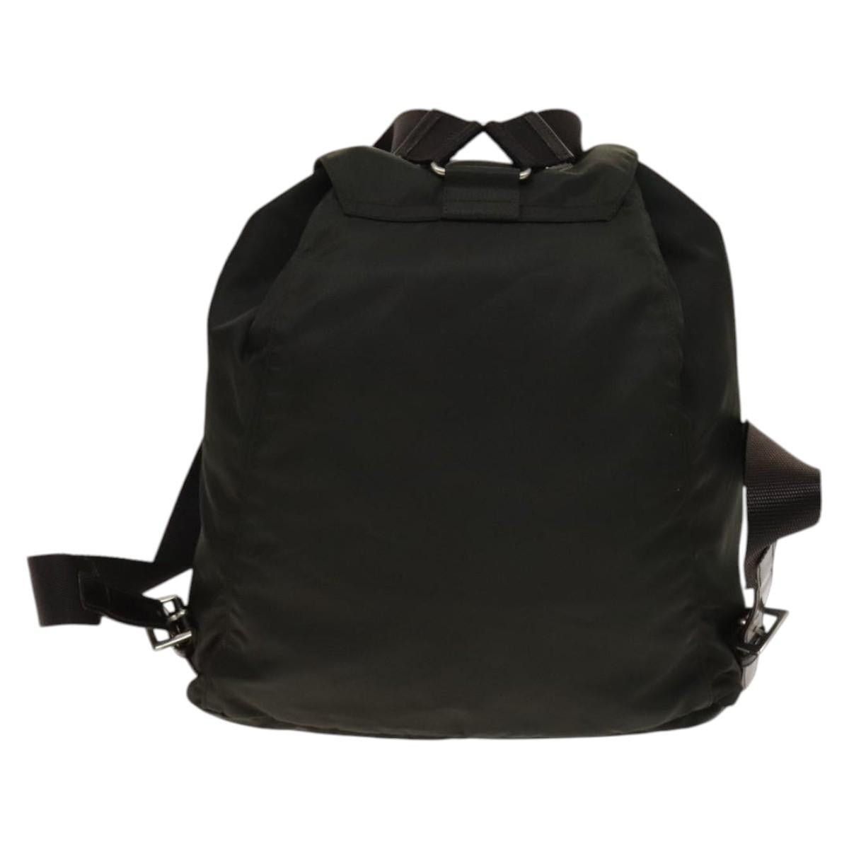 Prada PRADA Backpack Nylon Khaki Silver Size ONE SIZE - 3 Thumbnail