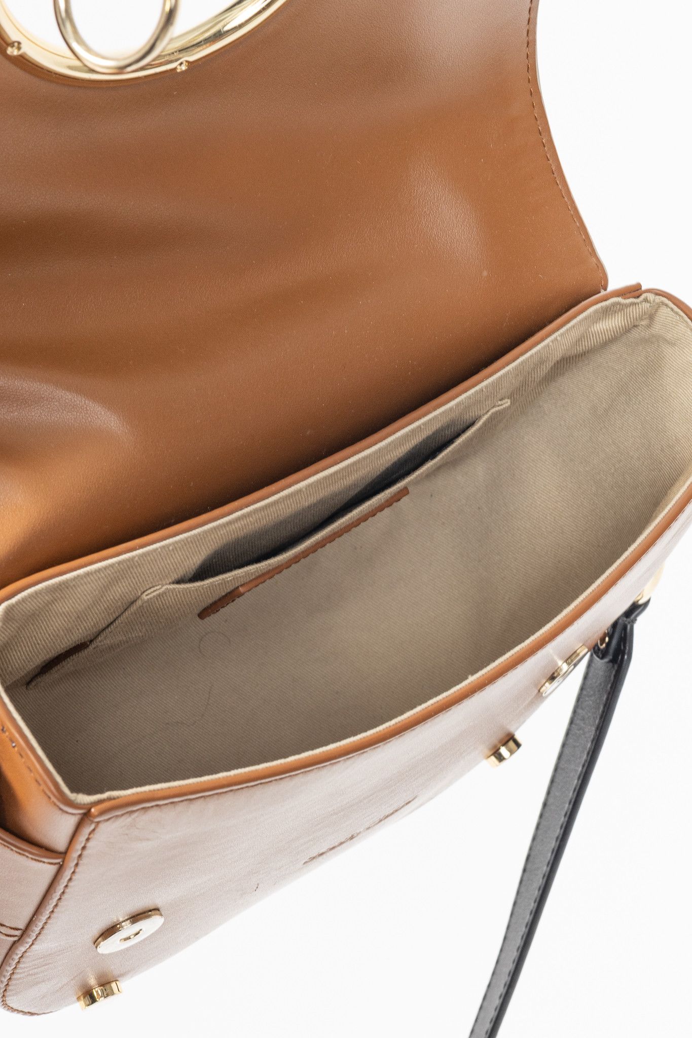 See by Chloe See by Chloe Mara Cement Beige Cutout-Flap Shoulder Bag Size ONE SIZE - 10 Thumbnail