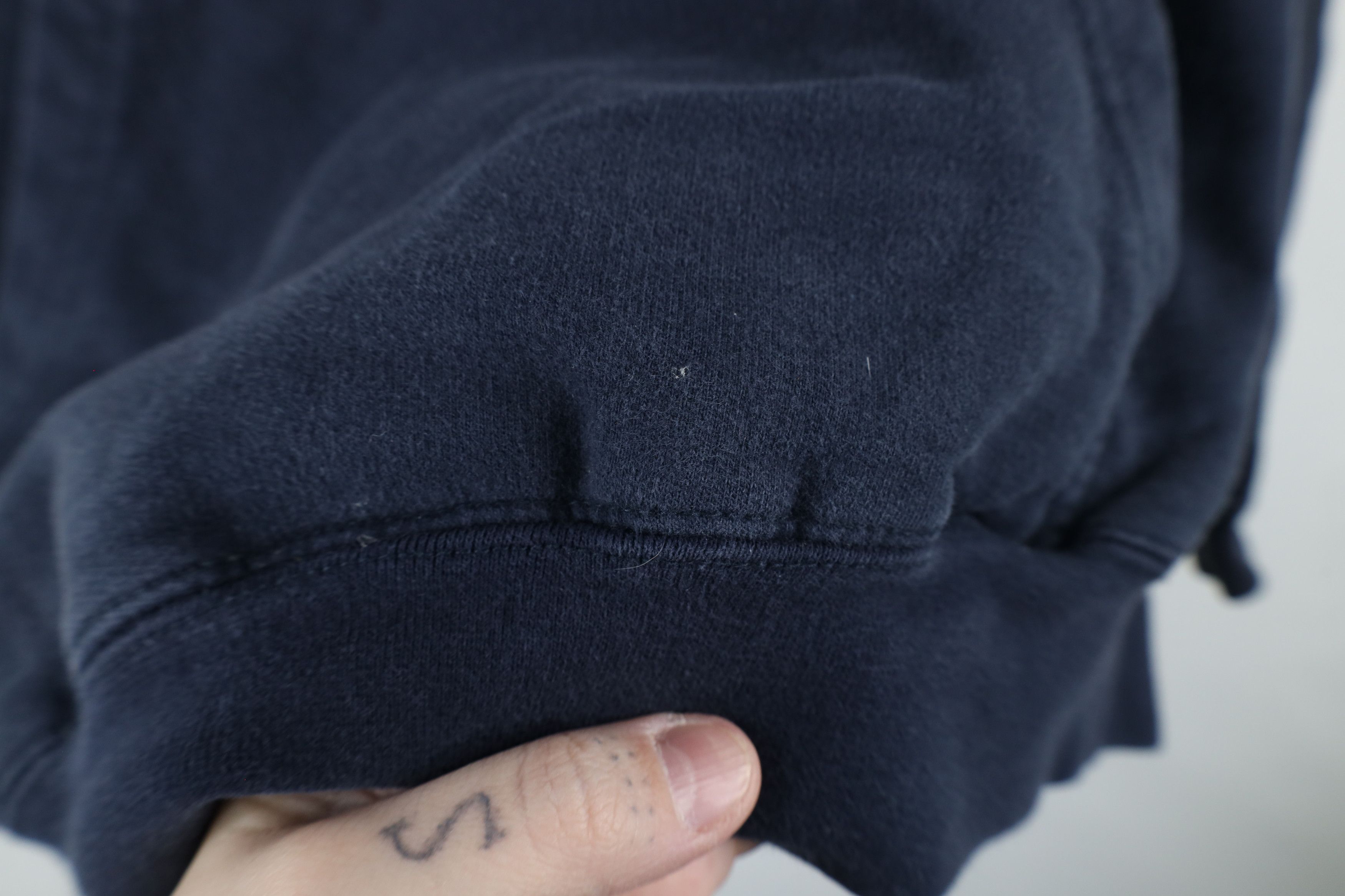 Vintage Vintage 90s Spell Out Script University of Michigan Hoodie Size L / US 10 / IT 46 - 7 Thumbnail