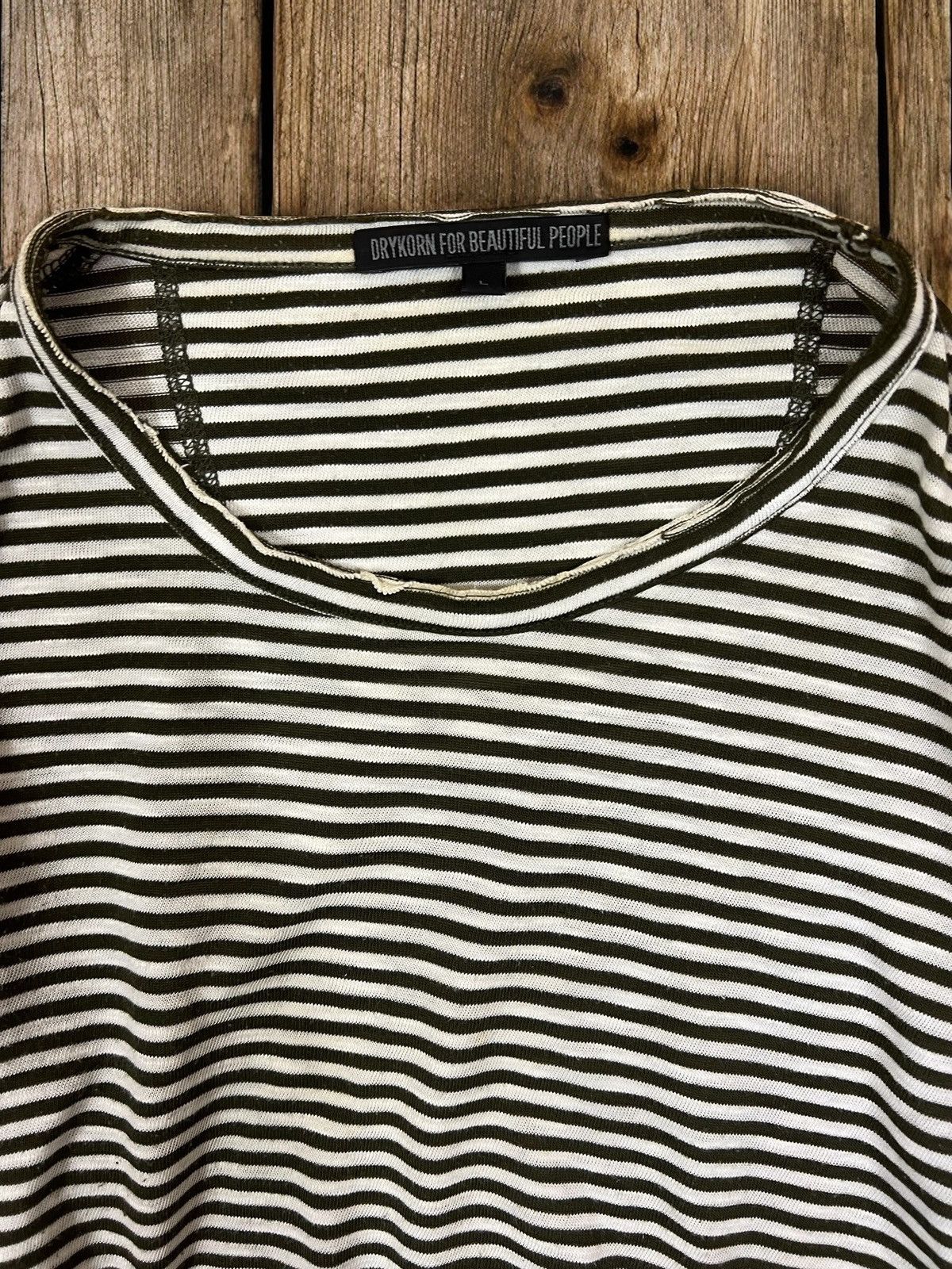 DRYKORN Drykorn Yoshi long sleeve striped t-shirt size L Size US L / EU 52-54 / 3 - 5 Thumbnail