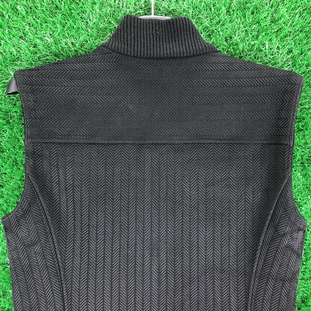 Dior Vintage Christian Dior Sports Herringbone Zipper Vest Size S / US 4 / IT 40 - 7 Thumbnail