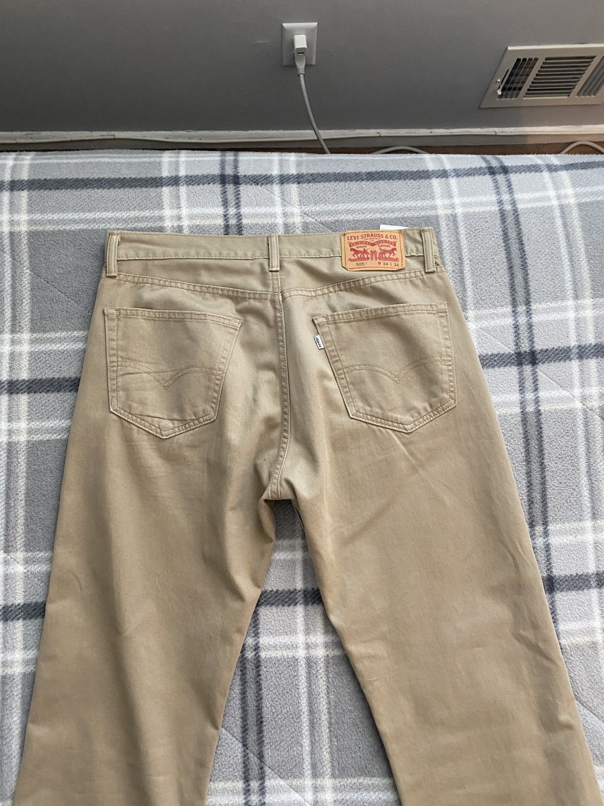 Levi's Levi’s 505 Regular Fit Pants Size US 34 / EU 50 - 5 Thumbnail