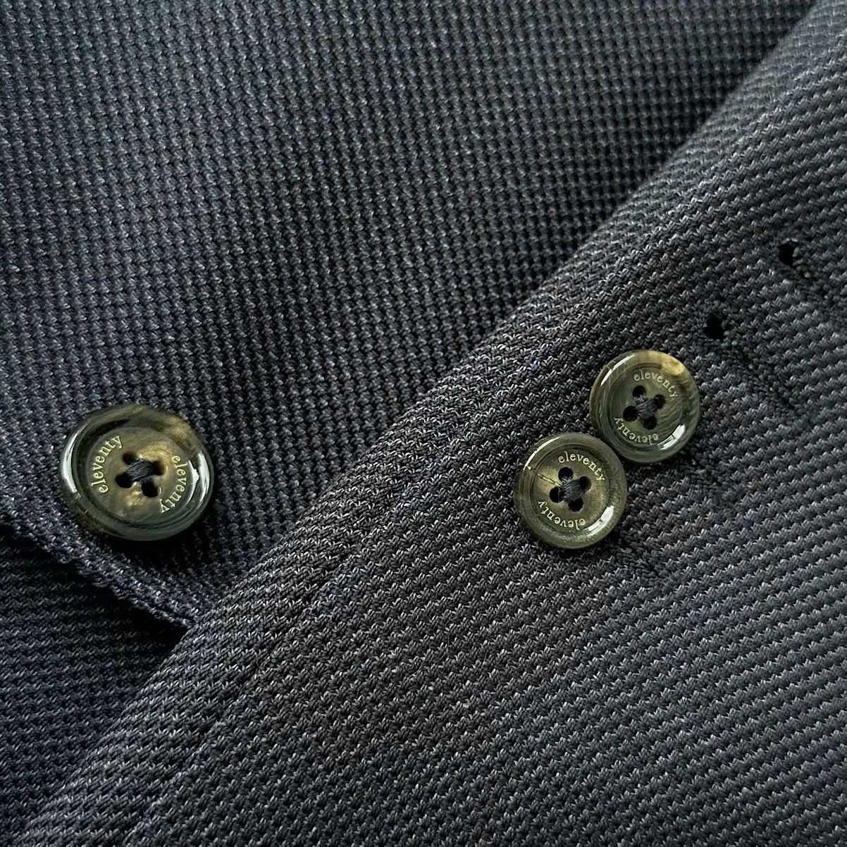 Eleventy Sport Coat in Blue Textured Wool 52EU/42US Size 52S - 3 Thumbnail
