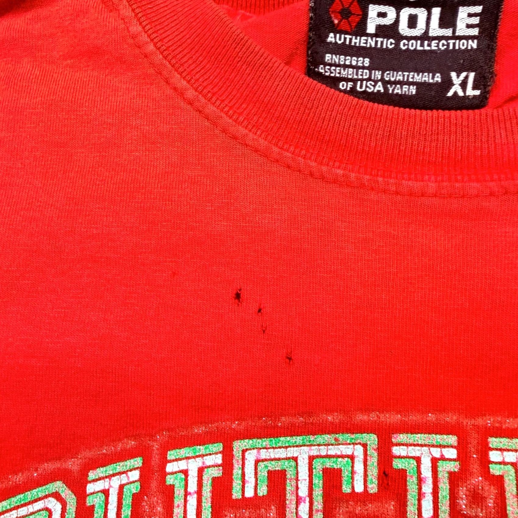 Southpole VINTAGE Southpole T-Shirt Mens XL Red Short Sleeve Crew Neck Graphic Print Distress All Seasons Hip Hop 2000s Size US XL / EU 56 / 4 - 6 Thumbnail
