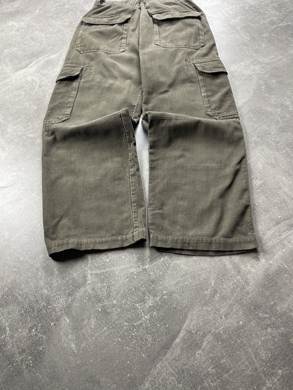 Other Cargo Military Multipocket Corduroy Khaki Pants Size US 28 / EU 44 - 2 Thumbnail