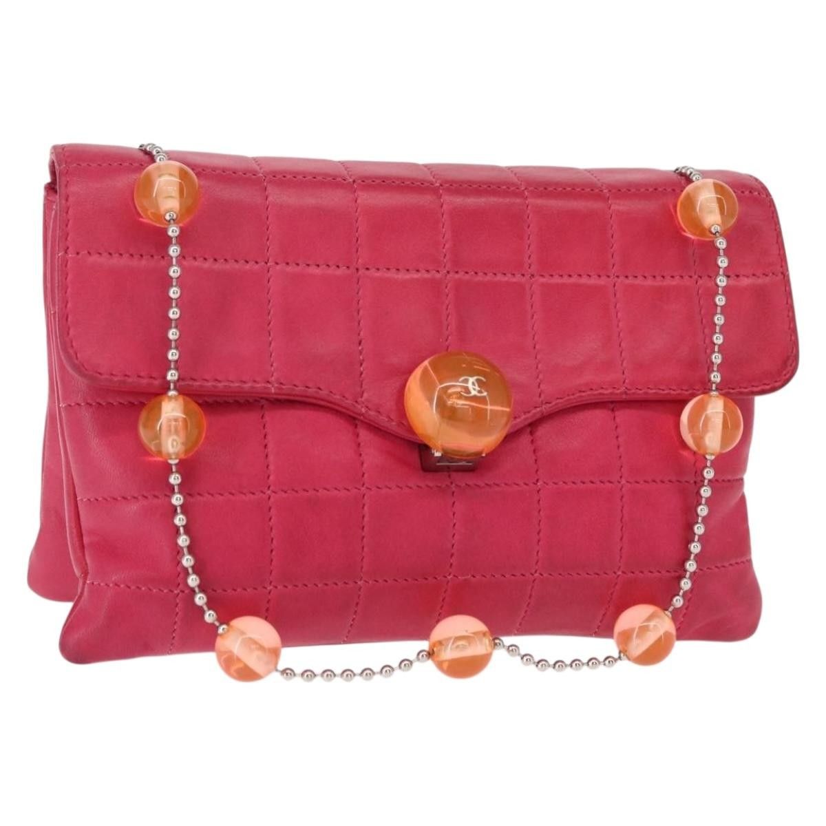 Chanel Chanel Chocolate Bar CC Clutch Quilted Leather Size ONE SIZE - 1 Thumbnail