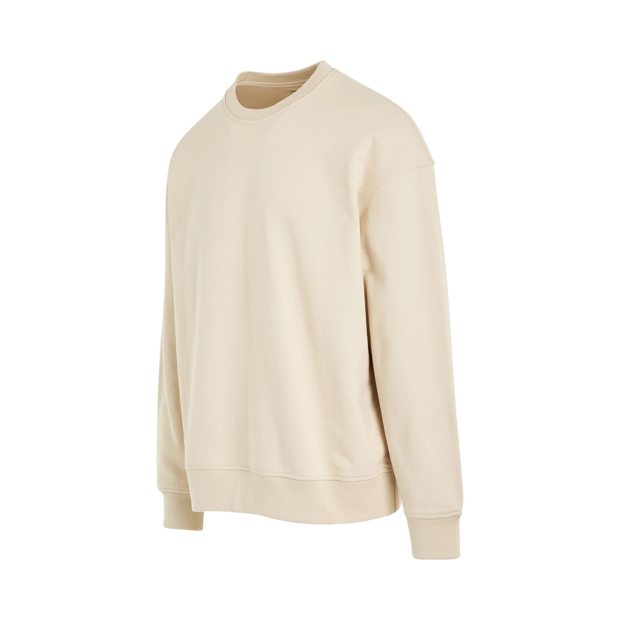 Wooyoungmi o1mris0824 Patch Sweatshirt in Ivory Size US L / EU 52-54 / 3 - 2 Thumbnail