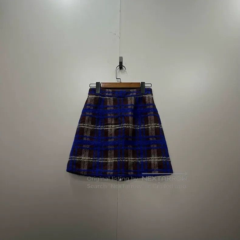 Acne Studios Acne Studios Tartan Wool Mini Skirt Size 42" / US 20 - 2 Thumbnail