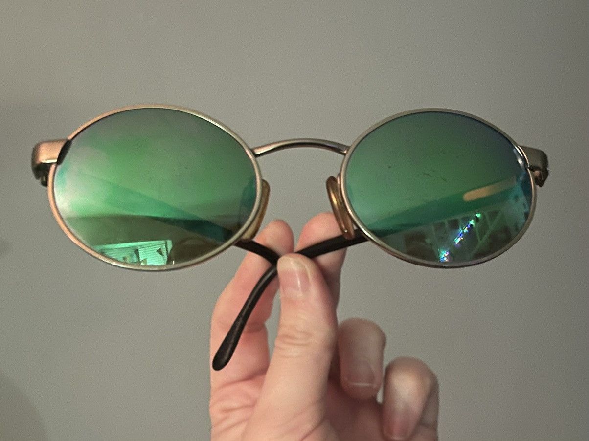 Other Revo 962 010 Oval Green Tinted Mirror Sunglasses Size ONE SIZE - 1 Thumbnail