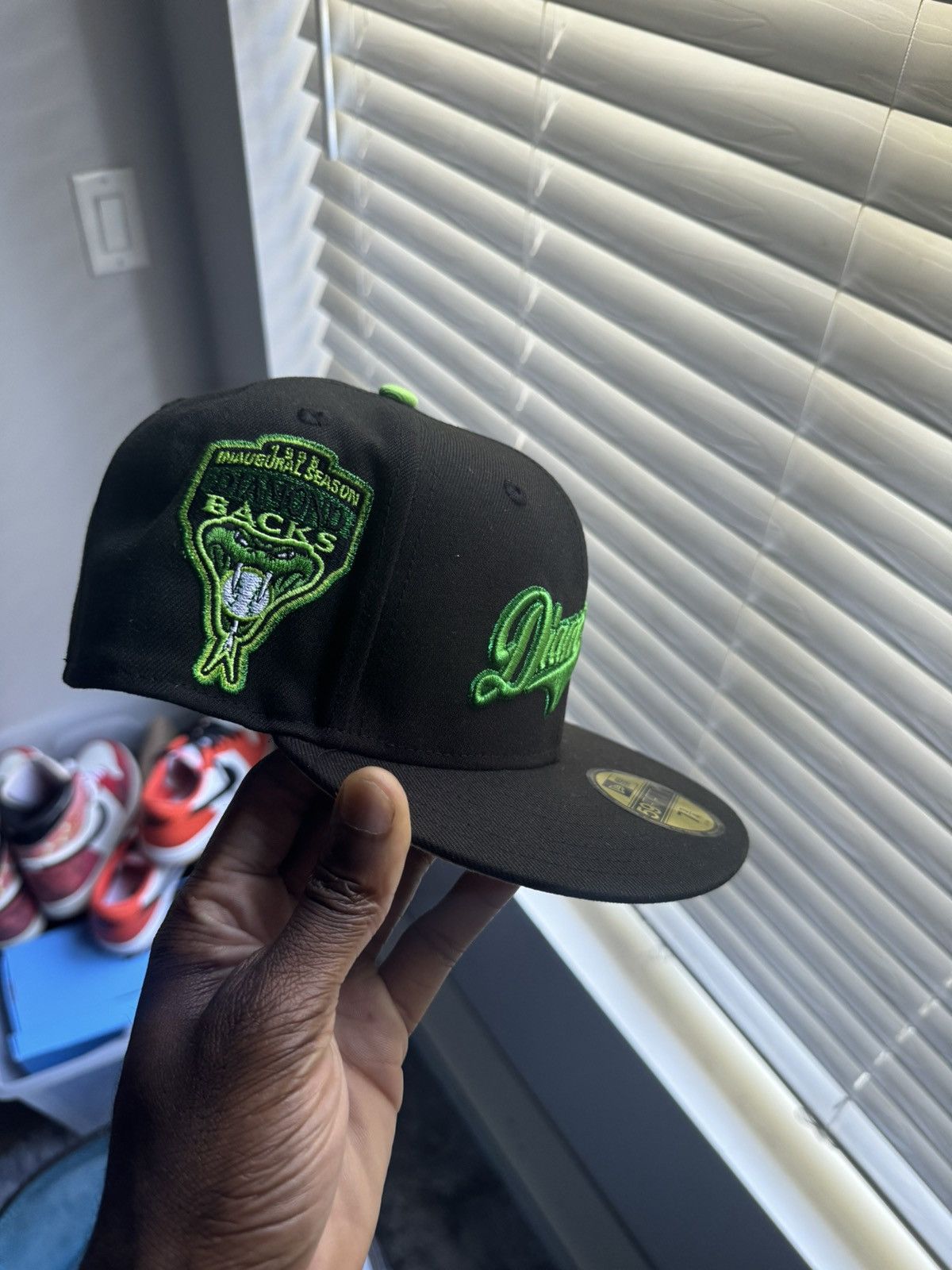 Hat Club × MyFitteds × New Era Rahni Fitted x Hat Club Diamondbacks 7 3/4 Size 40 - 2 Thumbnail