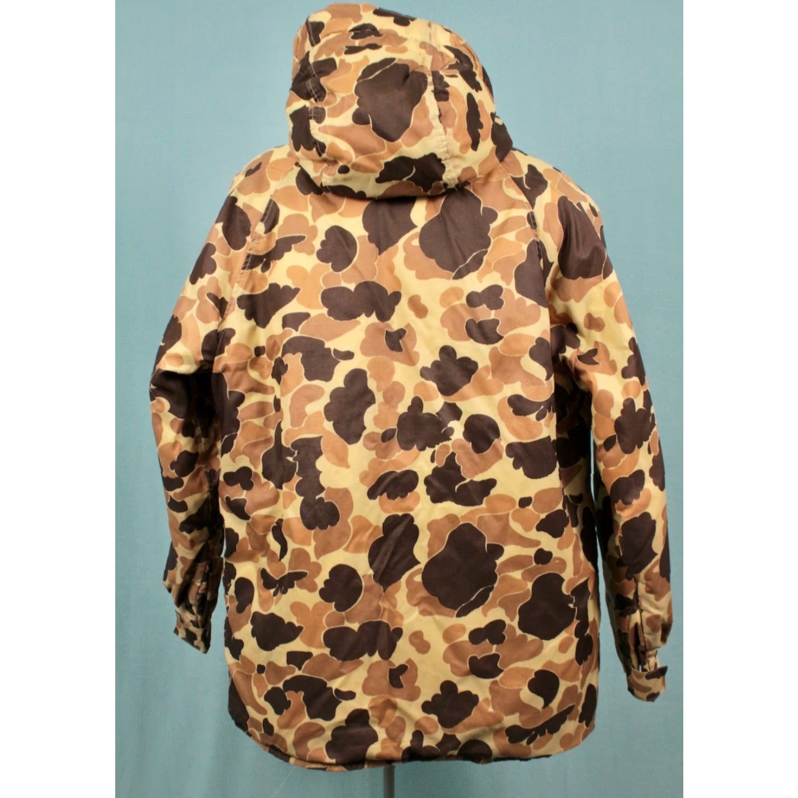 Hunter VINTAGE LL Bean Duck Hunter Camo Parka Coat Mens XL 1980s Brown Nylon 80s Parka Mens Size XL Parka Coat Size US XL / EU 56 / 4 - 3 Thumbnail