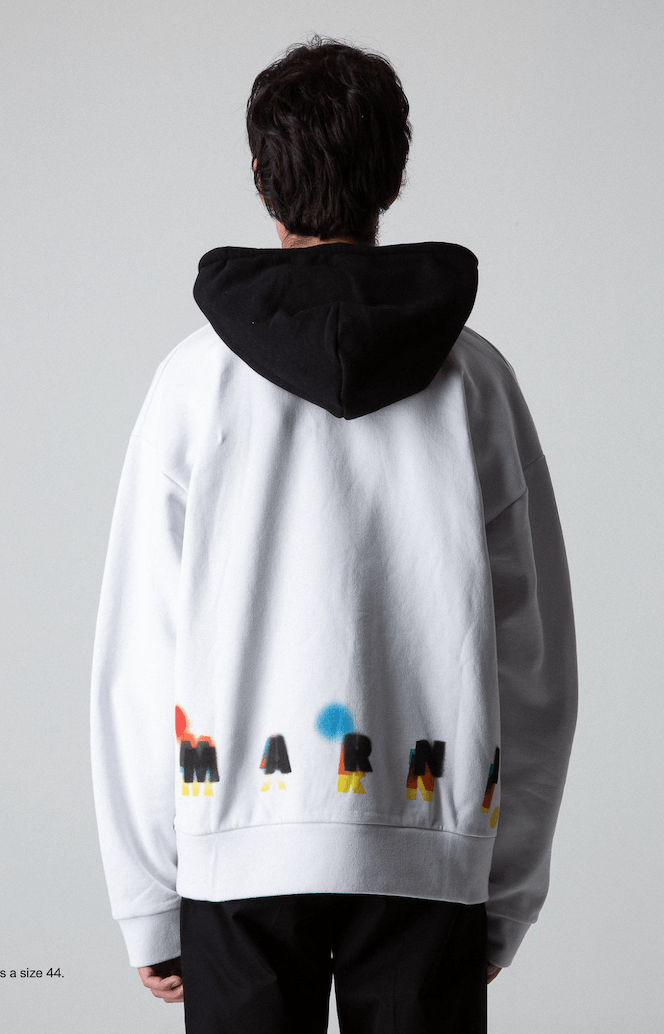 Marni Marni UFO Graphic Hooded Sweatshirt Size US L / EU 52-54 / 3 - 3 Thumbnail