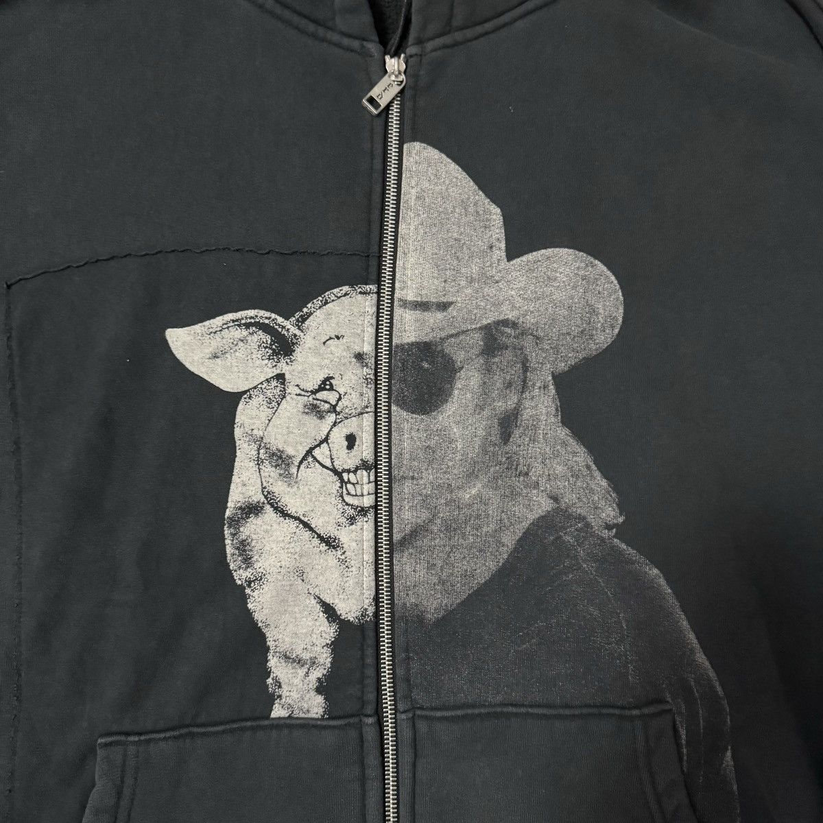 ERD pig allen zipup hoodie