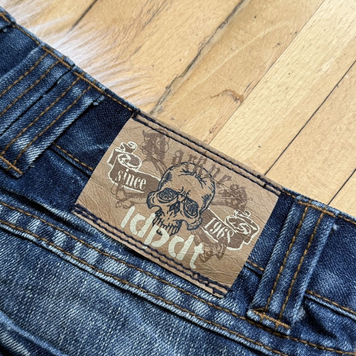 Hysteric Glamour 📌 Vintage IDPDT Y2K Bootcut Crazy Washed Jeans Size US 31 - 5 Thumbnail