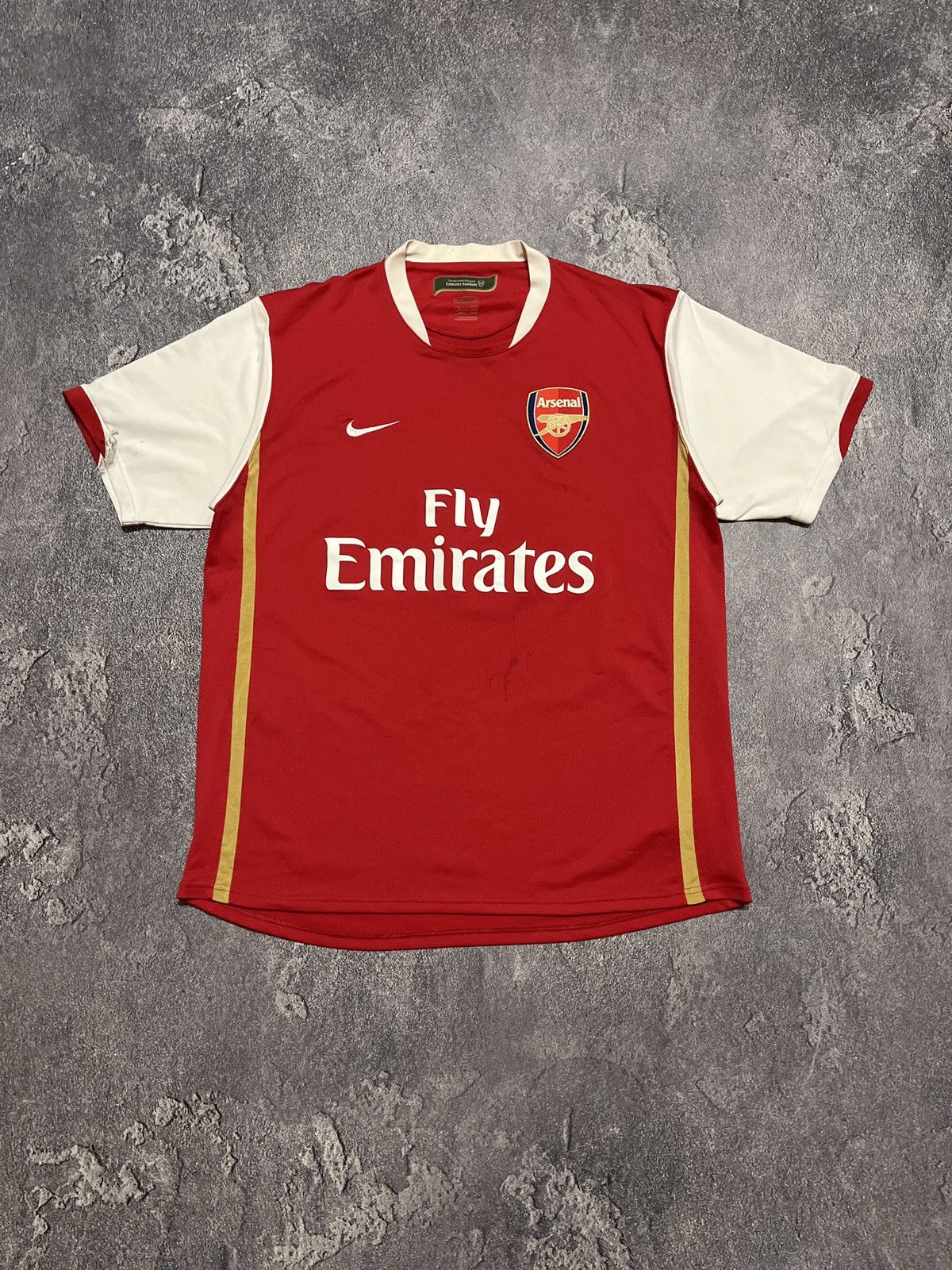 Vintage VERY RARE NIKE FC ARSENAŁ LONDON ENGLAND SOCCER JERSEY RETRO Size US L / EU 52-54 / 3 - 1 Thumbnail