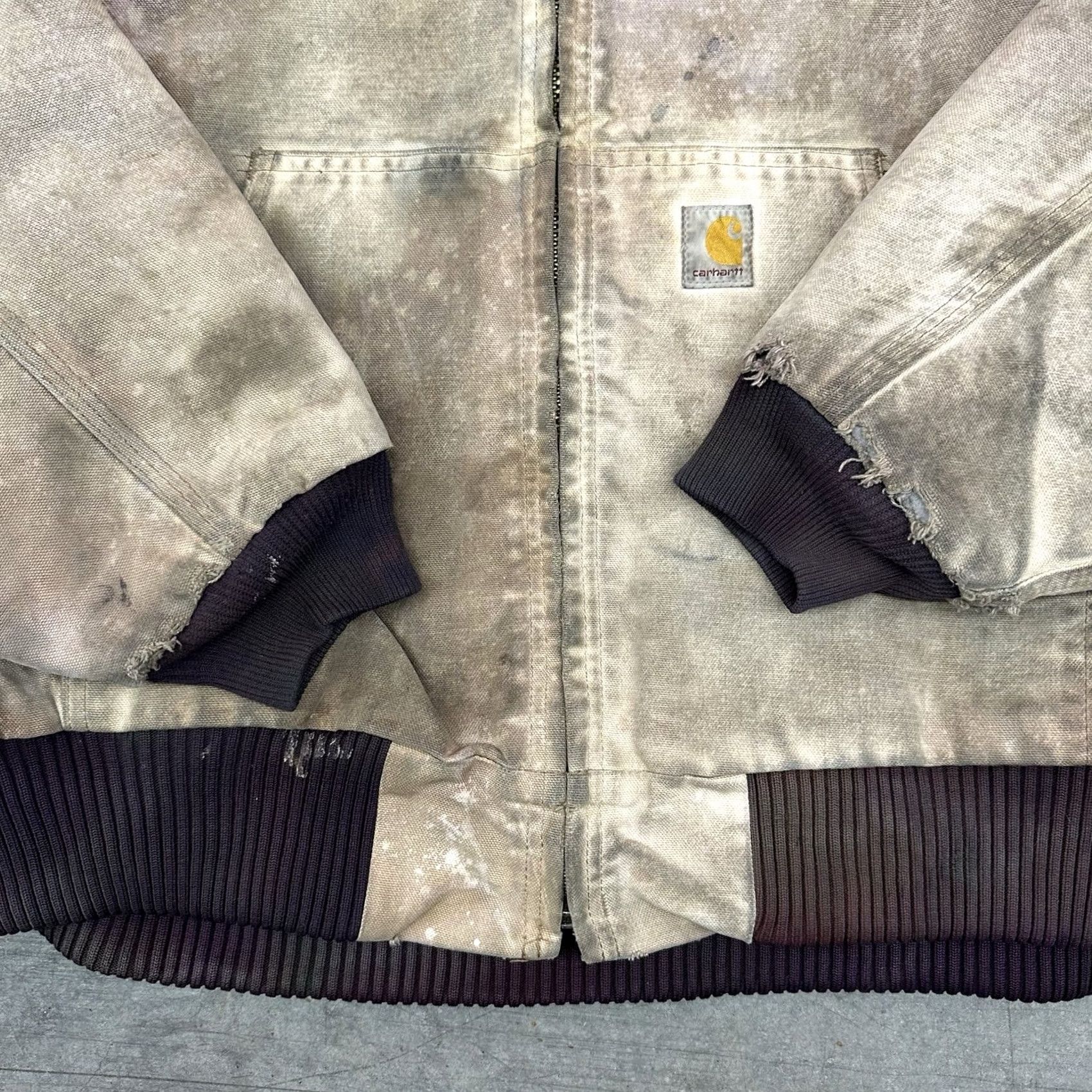 Carhartt Carhartt Work Wear J140 BRN Jacket Men's XL Insulted Loose Fit Zip Up Size US XL / EU 56 / 4 - 3 Thumbnail
