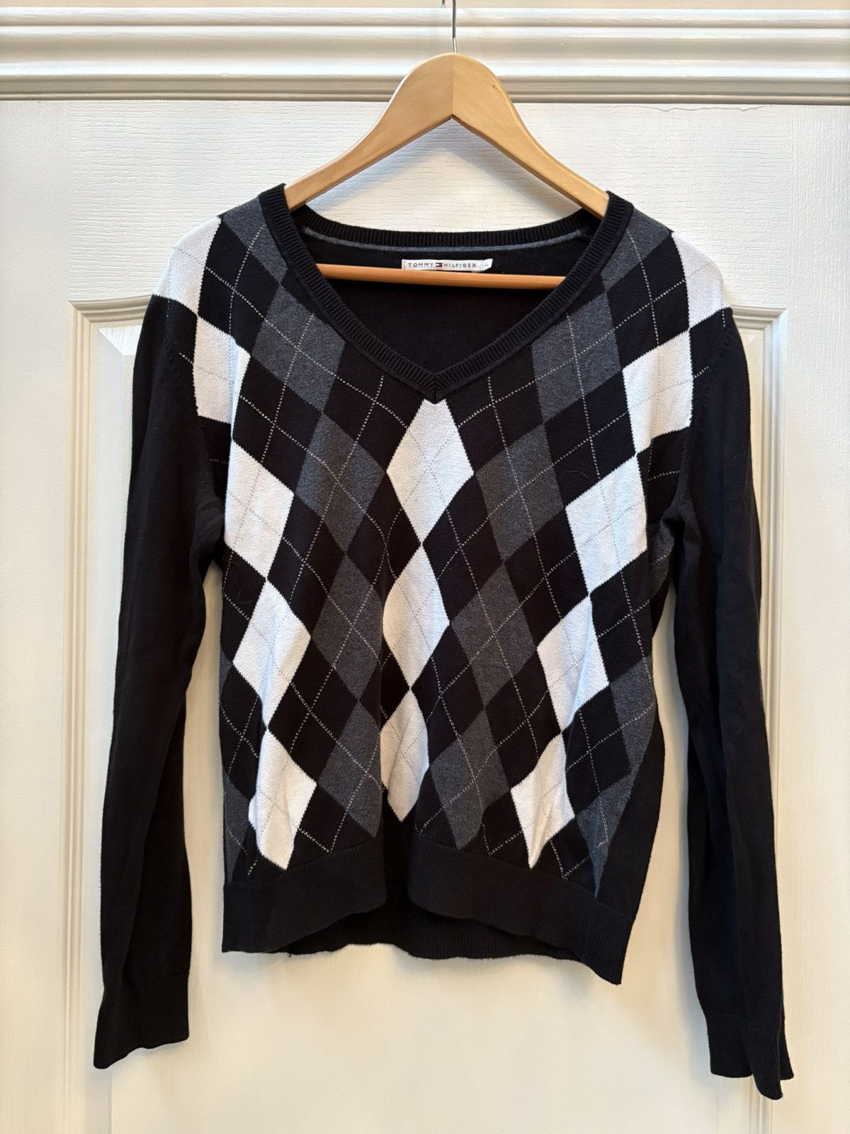 Tommy Hilfiger Vintage Tommy Hilfiger silver stitch sweater Size L / US 10 / IT 46 - 1 Thumbnail