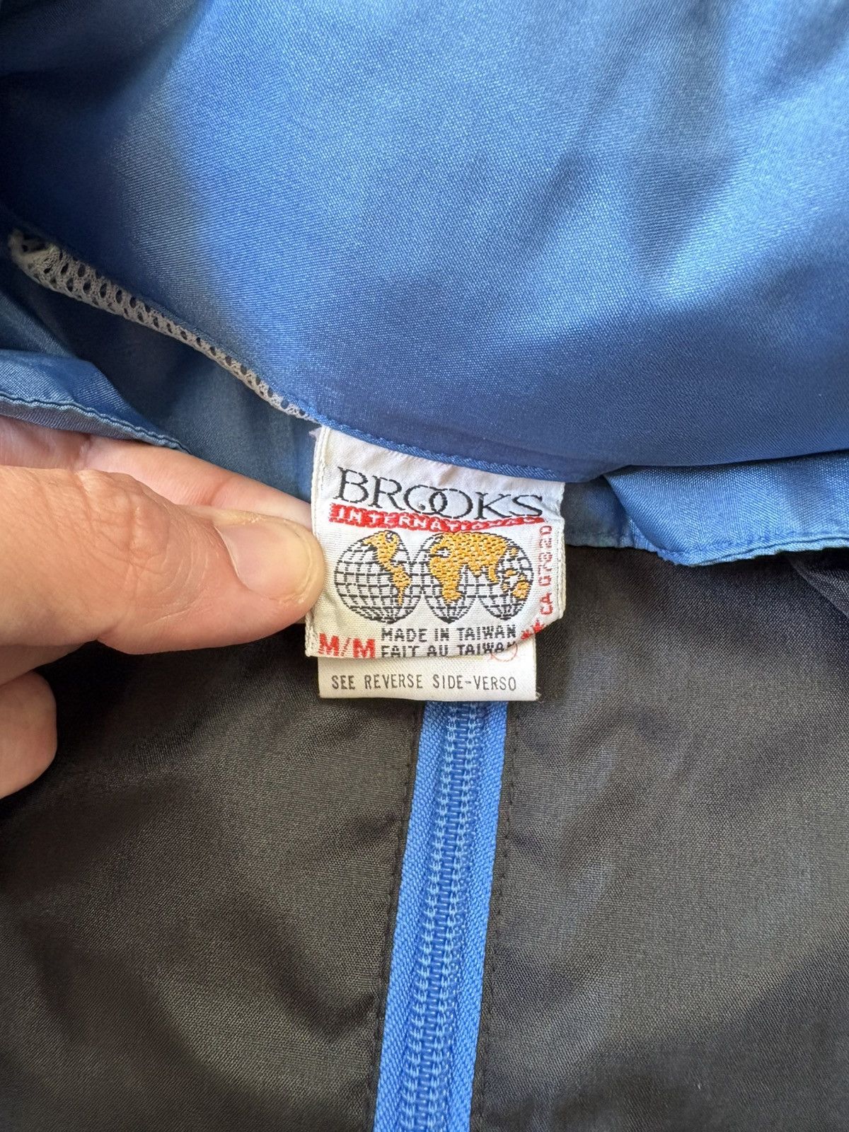 Brooks Vintage Brooks Zip-up Light Jacket Medium Size US M / EU 48-50 / 2 - 3 Thumbnail
