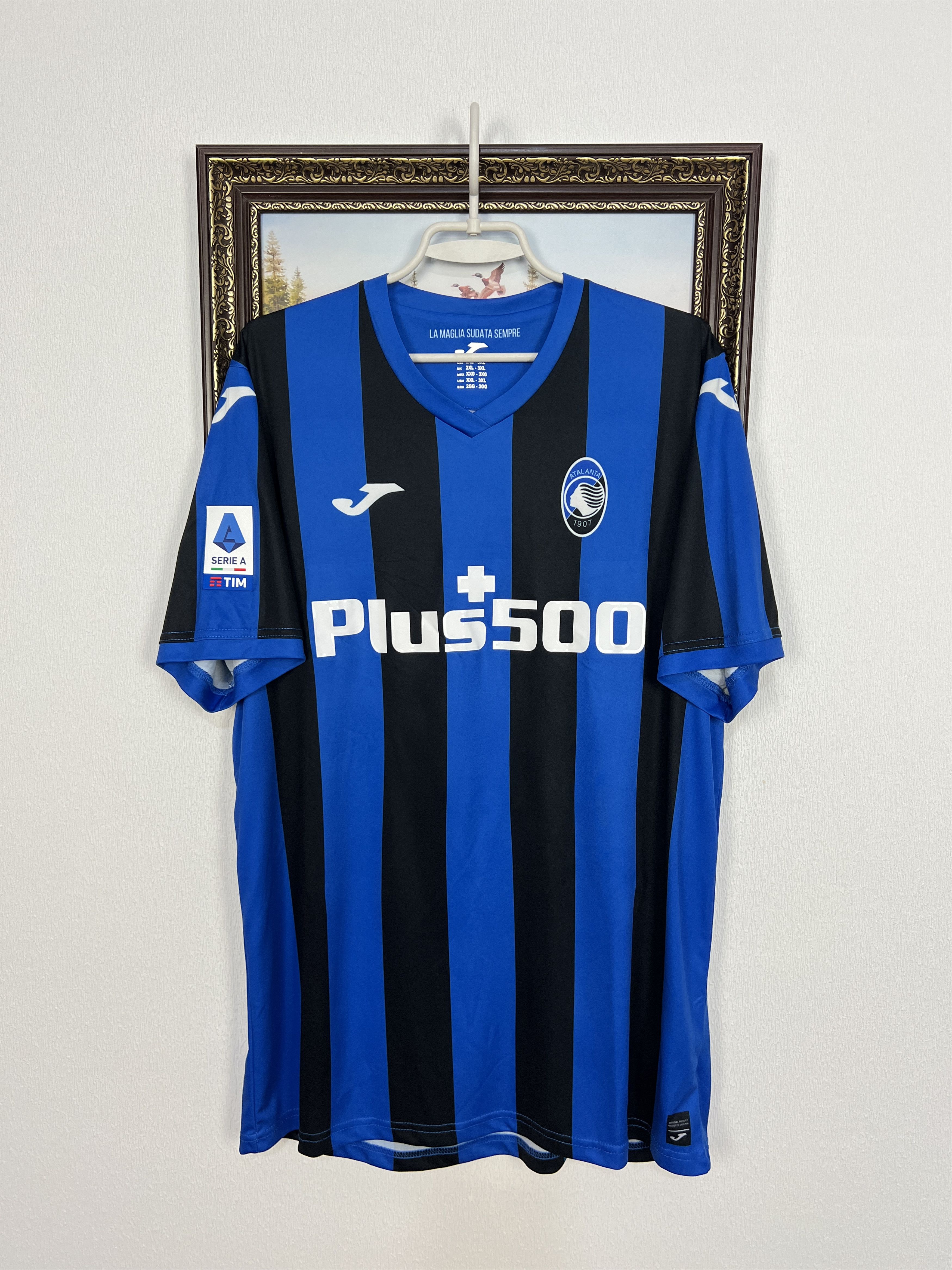 Joma Atalanta football shirt 2022 Soccer Joma #17 Hojlund Jersey Size US XXL / EU 58 / 5 - 5 Thumbnail