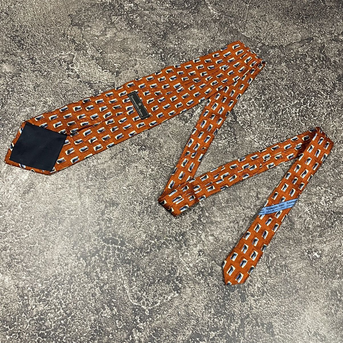 Ermenegildo Zegna × Vintage Rare Vintage Ermenedildo Zegna Tie 90’s Size ONE SIZE - 1 Thumbnail