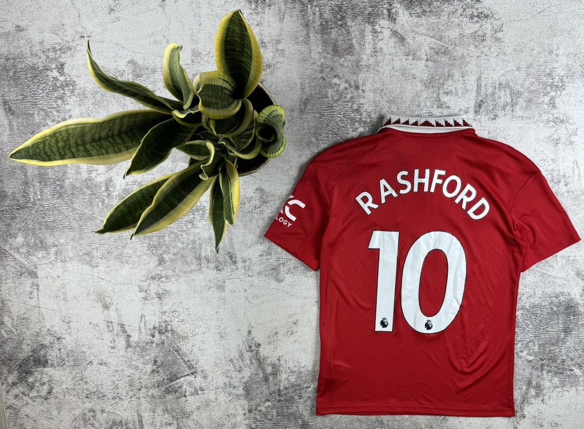 Adidas #10 Rashford Manchester United 2021 MU Men’s Soccer Football Shirt Jersey Polo Size US S / EU 44-46 / 1 - 1 Thumbnail