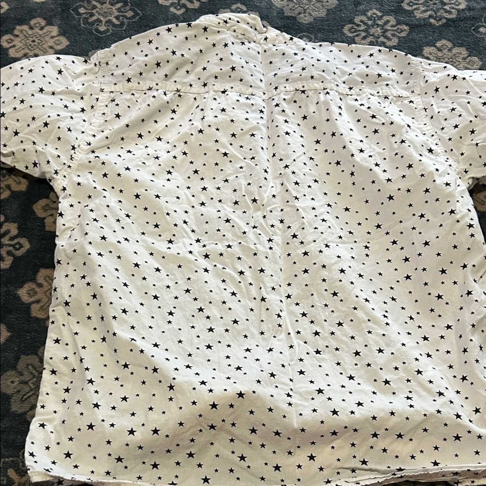 Free Planet Free Planet White Star Patterned Casual Shirt Size US L / EU 52-54 / 3 - 3 Thumbnail