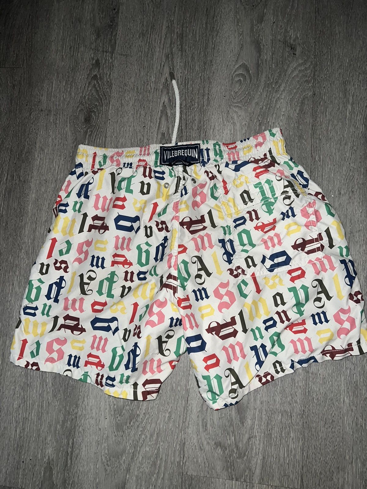 Palm Angels Palm Angels Monogram swim trunks Size US 30 / EU 46 - 5 Thumbnail