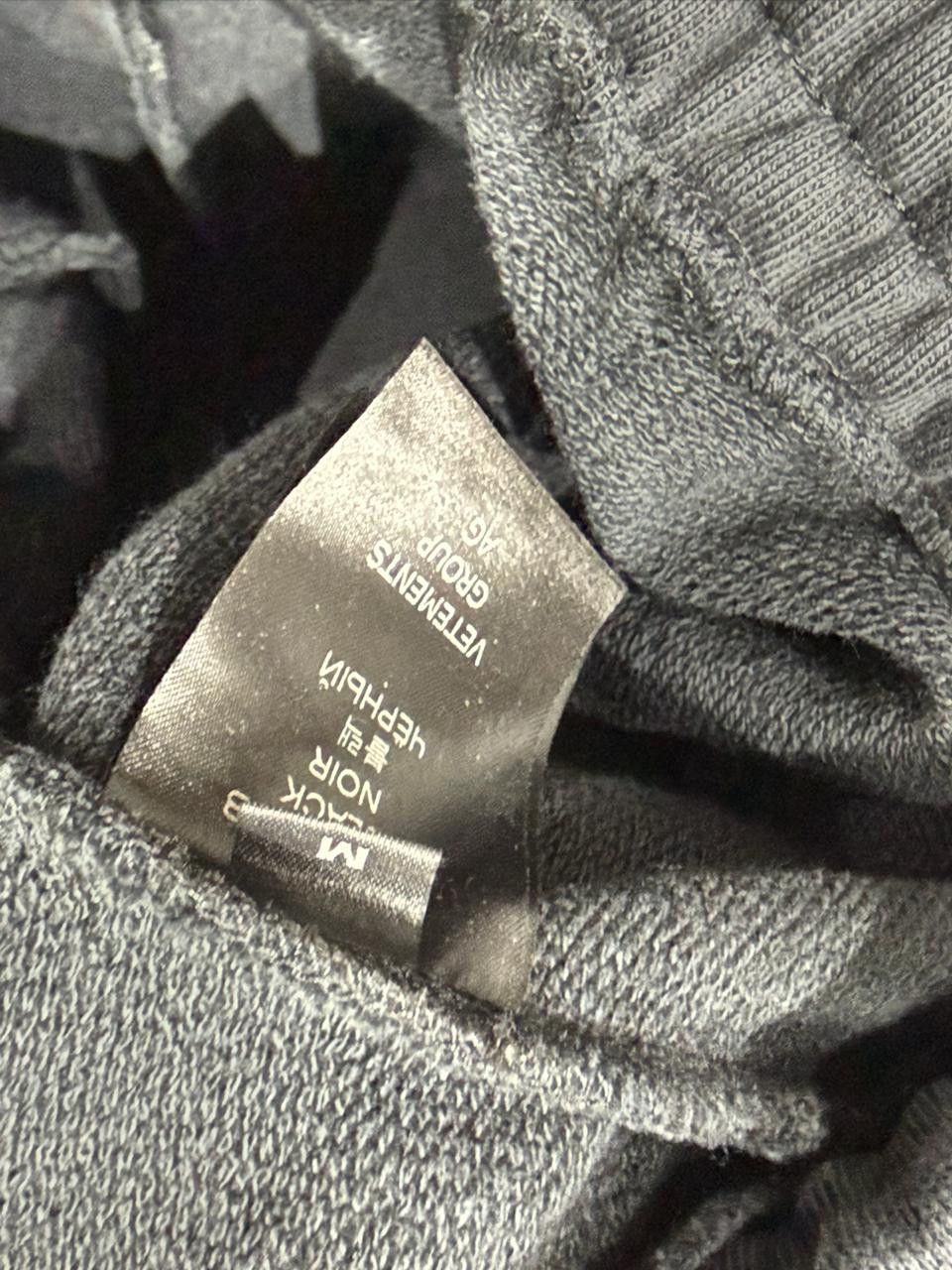 Vetements CC28 Logo Detail Cotton Track-Pant in Black Size US 32 / EU 48 - 3 Thumbnail