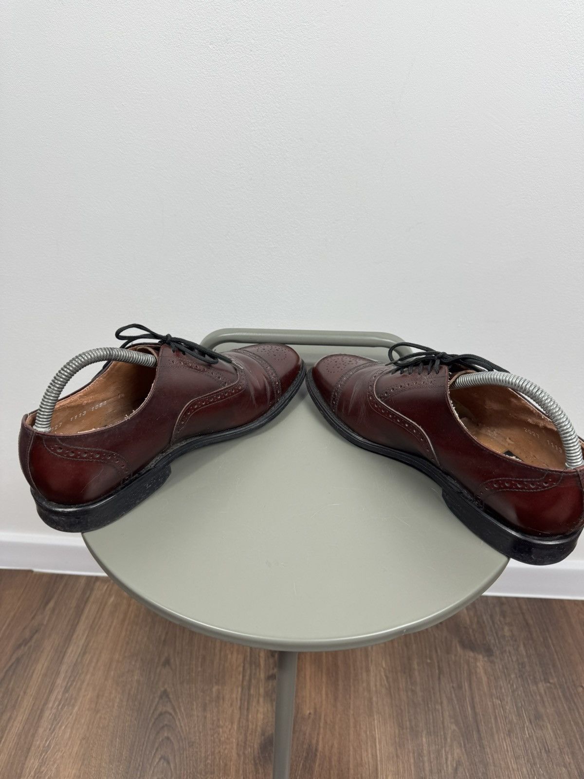 Other Vintage Burgundy Leather Brogue Oxford Shoes US 7.5 EU 40.5 Size US 7.5 / EU 40-41 - 7 Thumbnail