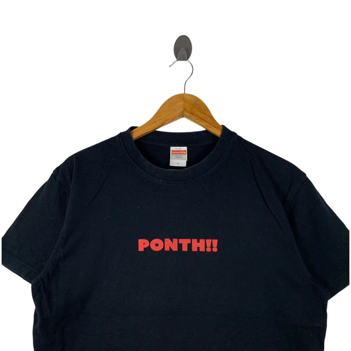 Vintage Pot x Enth PONTH!! Tour 2018 Japan Logo Print Black Shirt Size US L / EU 52-54 / 3 - 4 Thumbnail