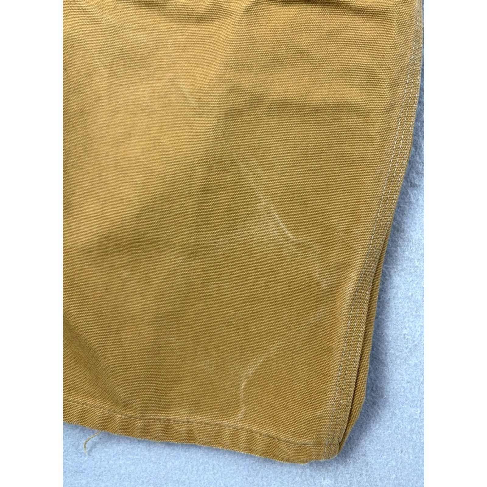 Carhartt VINTAGE Carhartt Pants Mens 40x32 Brown Canvas USA Made 90s Double Knee 5-Pocket Workwear Carpenter Straight Pants Mens Brown USA Carhartt Vintage 90s Size US 40 / EU 56 - 3 Thumbnail