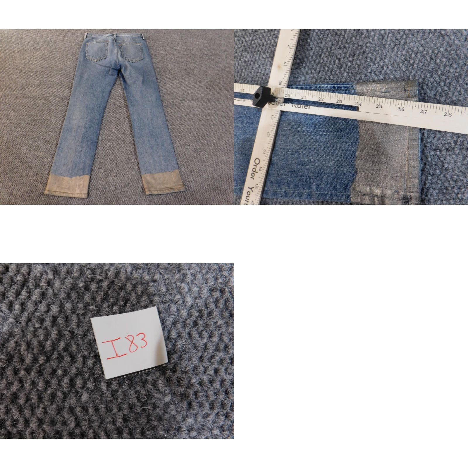Rag & Bone rag & bone Jeans Womens 27 Blue Denim Ankle Stretch Zip 27in Cigarette Bilbury Modern Classic Designer Women Size 27" / US 4 / IT 40 - 8 Thumbnail
