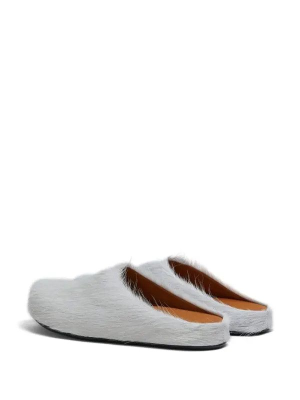 Marni o1w1db10426 Long-Haired Calfskin in Grey Size US 9 / EU 42 - 3 Thumbnail