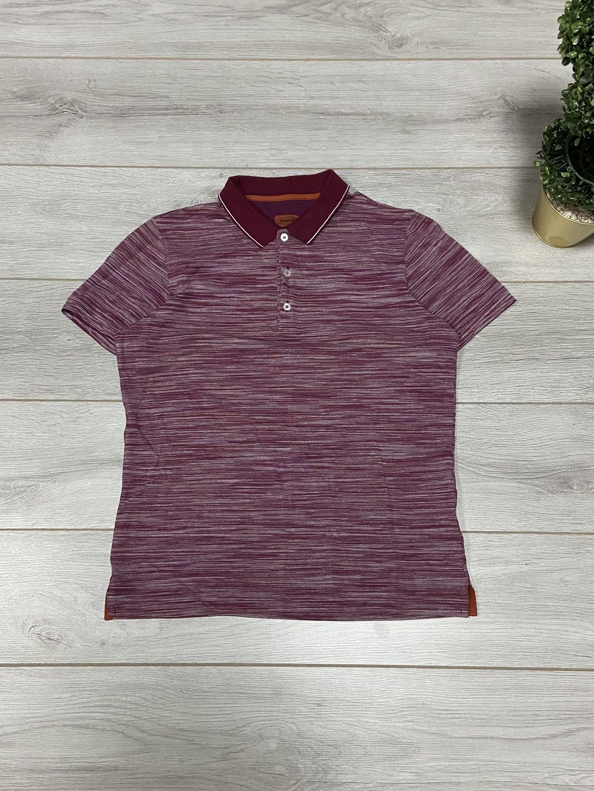 Missoni Missoni striped ober print shirt polo Size US L / EU 52-54 / 3 - 1 Thumbnail