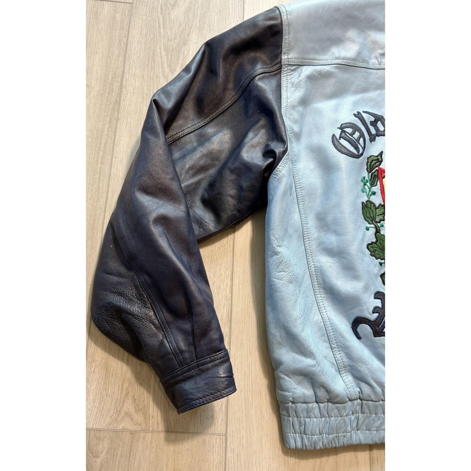 Leather VTG 90s Old School University Streetwear XL Leather Jacket Size US XL / EU 56 / 4 - 19 Thumbnail