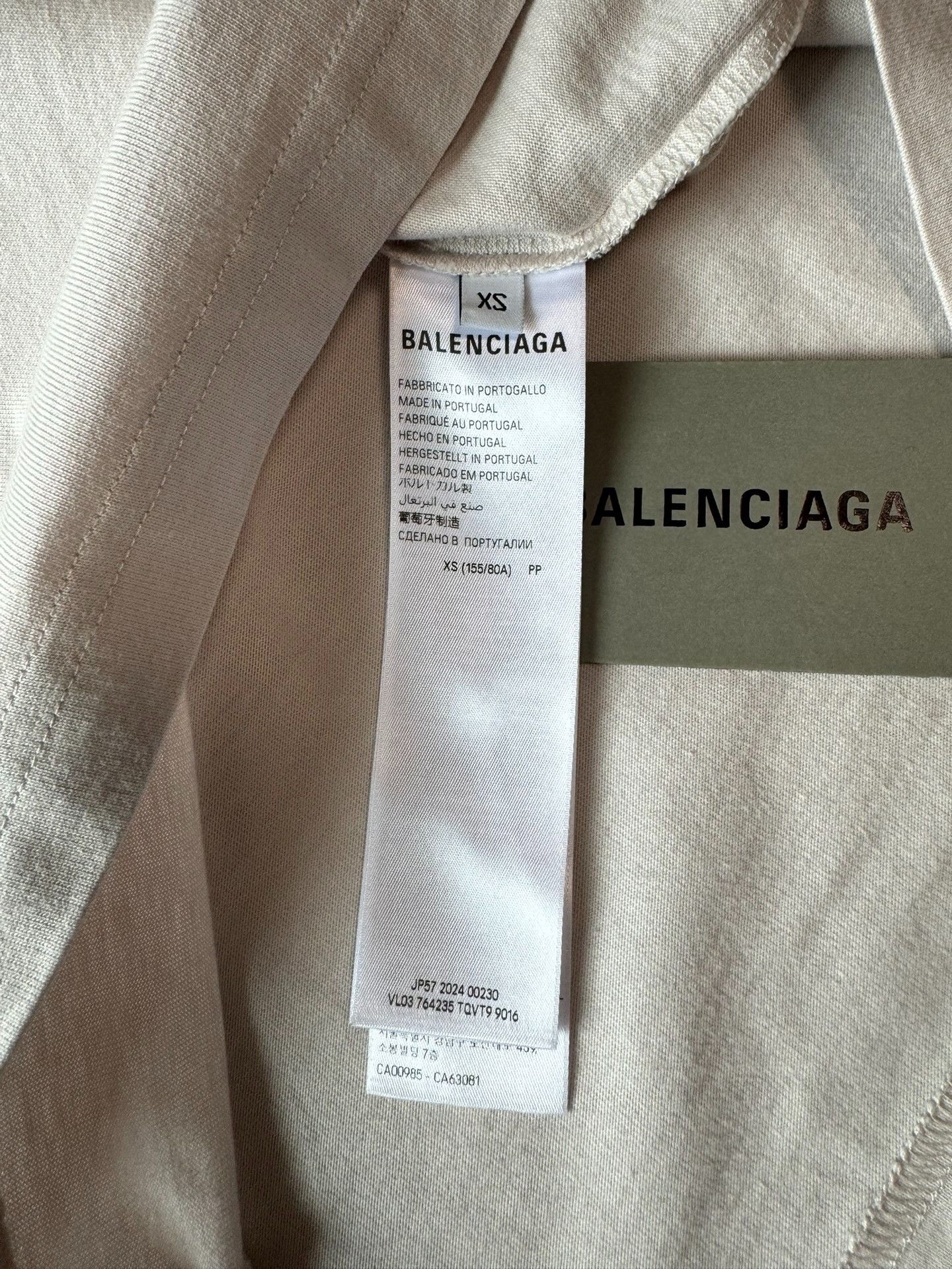 Balenciaga Balenciaga 24 FW white Activewear reflective Logo short sle Size US XS / EU 42 / 0 - 4 Thumbnail