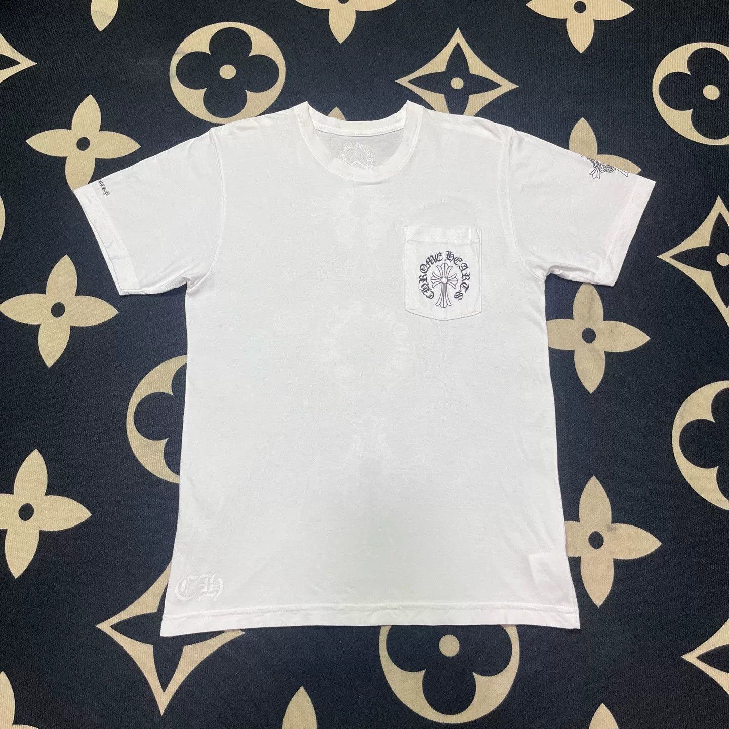 Chrome Hearts Chrome Hearts Back Logo Short Sleeve T-Shirt Size US M / EU 48-50 / 2 - 1 Thumbnail