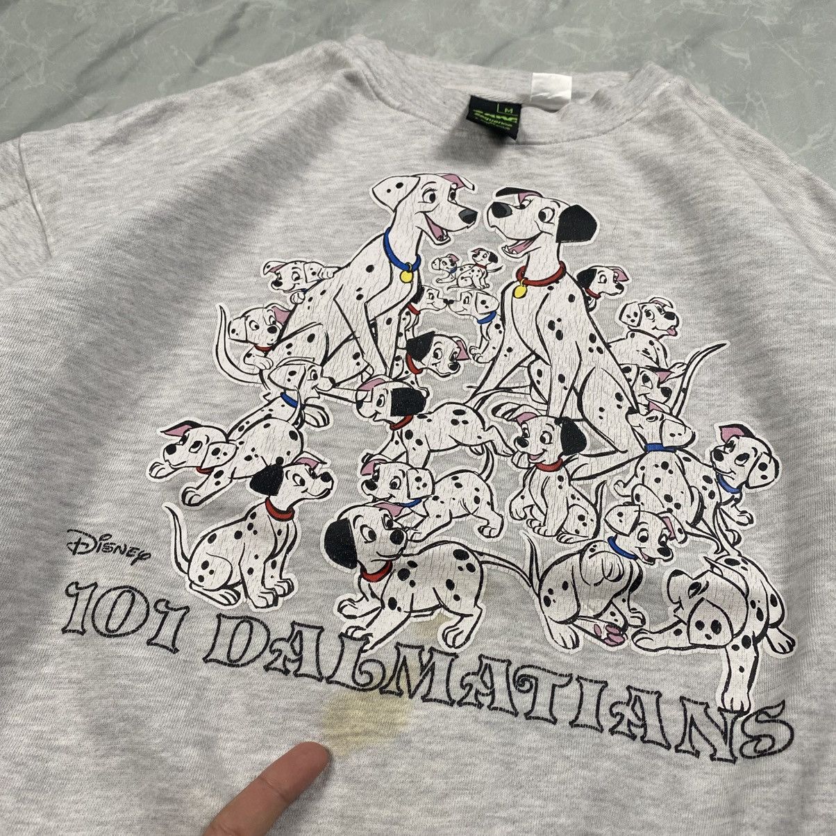 Disney Sequence BONESOUL Japan 101 Dalmatians Crewneck Size US M / EU 48-50 / 2 - 3 Thumbnail