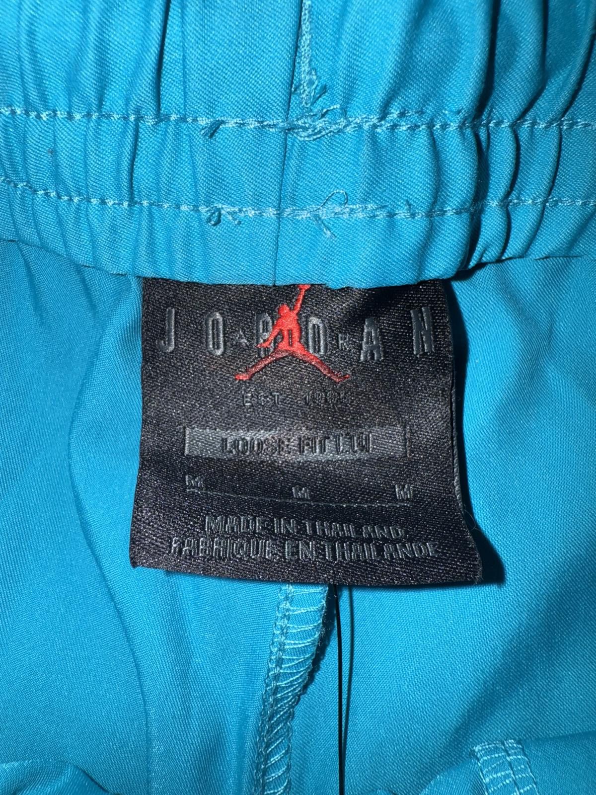 Nike Air Jordan Women's Woven Blue Aqua Shorts Size 32" / US 10 / IT 46 - 7 Thumbnail