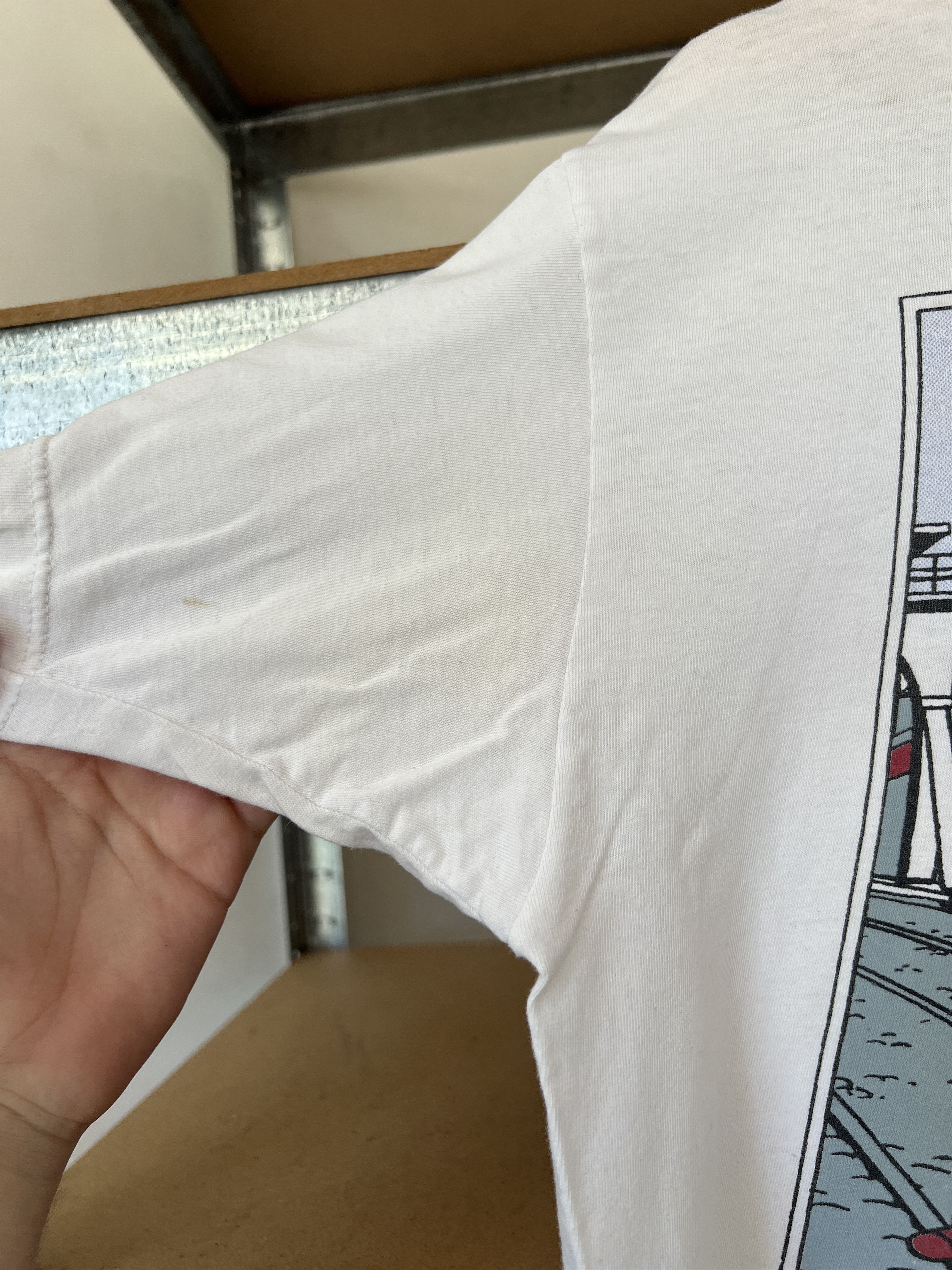 Cartoon Network × Vintage Vintage 1993 Tintin Adventures Brest Comics Movie T-shirt Size US L / EU 52-54 / 3 - 6 Thumbnail
